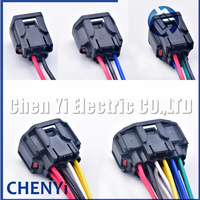 Lampu depan LED, 2/3/4/8/12 Pin lampu kabut berjalan siang hari konektor lampu seri HX colokan untuk Accord CRV