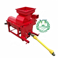 Machine à décortiquer le sorgho, le millet, le maïs, le soja, le maïs, moteur diesel PTO de tracteur