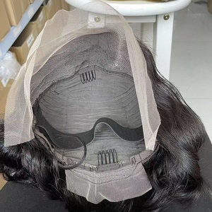 Parrucca <span class=keywords><strong>Pixie</strong></span> Cut 13x4 in pizzo ad alta definizione senza colla, capelli umani brasiliani naturali neri, pizzo trasparente da donna - Product Image 6