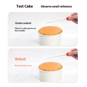Fabbrica diretta in acciaio inox termometro per torta di plastica nuovo strumento di prova per la cottura della torta di biscotti strumento di cottura per panettieri - Product Image 4