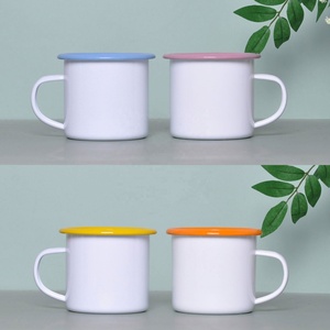 China Factory Wholesale <b>Enamel</b> <b>Mugs</b> White <b>Enamel</b> <b>Mugs</b> Costom logo <b>Enamel</b> Coffee Cups for Travel - Product Image 4