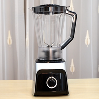 Penjualan Panas Mesin Pengolah Makanan Komersial Listrik 1.5L 450W Penggiling Pemotong Blender Susu Kedelai Pisau Baja Tahan Karat Untuk Penggunaan Rumah Tangga