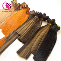 Extensiones de Cabello Humano Virgen Vietnamita Liso Espejo, Gran Stock, Calidad Superior, Envío Rápido
