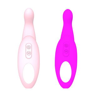 Manovella silicone + ABS material 10-frequency USB <b>rechargeable</b> female massager adult sex toy wholesale - Product Image 5