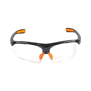 PC製曇り止め傷防止ダークレンズCE EN166 Ansi Z87規格適合安全メガネ（労働者向け、カスタムロゴ入り安全メガネ） - Product Image 2