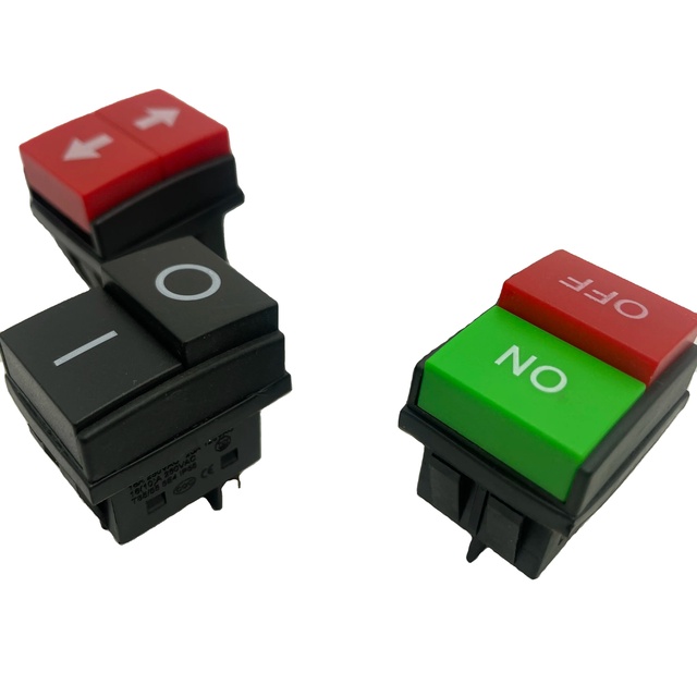 Start Push Button Switch 16A 250V T125 Rocker Switch 20A 125VAC on OFF 28x22MM High and Low Ladder Button Black O I