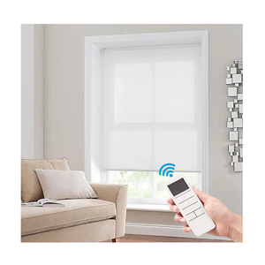 <span class=keywords><strong>Cubierta</strong></span> de ventana de control remoto eléctrico motorizado de alta calidad, cortina decorada, motor, persianas enrollables, persianas - Product Image 1