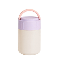 Termo de Acero Inoxidable de Doble Pared con Aislamiento al Vacío, Diseño Animal Print, 350ml/12oz, para Niños, Lonchera Escolar con Cuchara