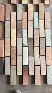 Mattonelle sottili <span class=keywords><strong>antiche</strong></span> dell'impiallacciatura del mattone del mattone di recupero decorativo della parete esterna con la rete - Product Image 6