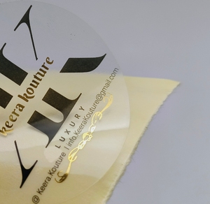 Personalized Gold Foil Stickers for Candle Packaging Waterproof Custom <b>Labels</b> - Product Image 3