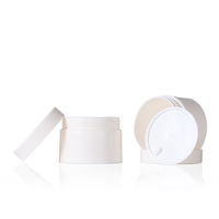 Pot à crème vide en plastique PP de forme ronde pour soins de la peau avec différentes spécifications