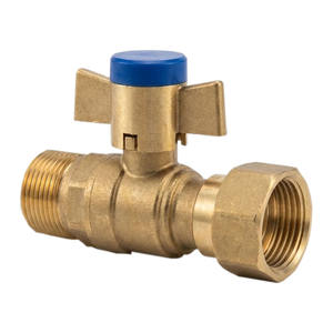 Valvola a Sfera in Ottone YOD per Acqua Potabile, da 3/4 a 1 Pollice, Senza Piombo, Certificata NSF per Sistemi Idraulici Domestici e Ospedalieri - Product Image 1