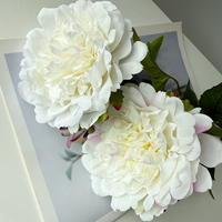 Hochwertige Künstliche Pfingstrosen Realistische Latex-beschichtete Blumen für Hochzeit Tischdekoration Party Geburtstag Weihnachtsdekoration