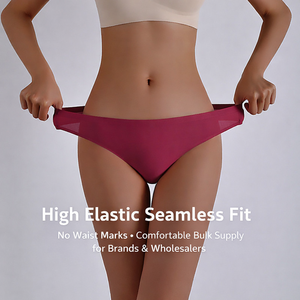 Da donna in Nylon traspirante a vita bassa sport slip nudi transfrontalieri biancheria intima senza tracce Yoga nuoto Tanga senza soluzione di continuità - Product Image 3