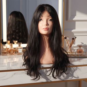 Cabello Brasileño HAIR4WIG de Buena Calidad - Estilo Negro, Suave y Cómodo, con Puntas de Una Sola Capa - Product Image 1