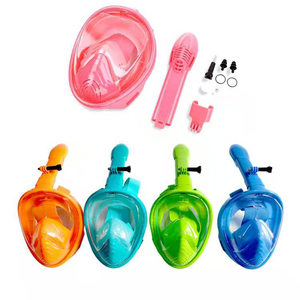 Nueva actualización Máscara de esnórquel para niños Máscara de esnórquel de cara completa de moda con visión amplia - Product Image 6