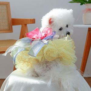 PETCIRCLE ropa para mascotas para perros pequeños y medianos, artículos para mascotas, ropa para perros, falda de tul Princesa Cher - Product Image 2