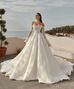knee length dresses for ladies Long Sleeve Off Or On The Shoulder Soft Satin Dress By Cinderella Divine  -7482 main image 1
