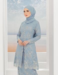 Completo Casual Tinta Unita Musulmano con Camicia e Pantaloni Lunghi, Abaya Islamica da Donna, Top <span class=keywords><strong>2022</strong></span> - Product Image 3