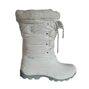 Botas de inverno resistentes à água para mulheres antiderrapantes botas de neve para esqui ao ar livre