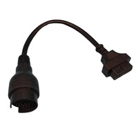 Best Quality 38 Pin to 16 Pin OBD1 to OBD2 Connect Cable Connector Adapter for MB Mercedes Car 38pin Obd Cable