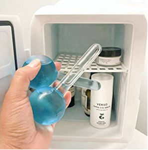 顔フェイシャルマッサージャー用アイスグローブ脱毛 & グローイングスキン用ローラー、アンチエイジング凍結療法ツール - Product Image 6