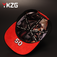 Casquettes de baseball 5 panneaux à fermeture snapback, thème religieux, OEM/ODM, sportives, ajustables, pour événements professionnels et religieux, broderie croix de Jésus