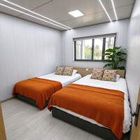 Villa conteneur extensible de luxe RELYANCE, panneau sandwich personnalisable, économie d'énergie, installation facile pour gîtes et glamping