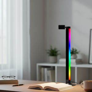 Barra de <span class=keywords><strong>luz</strong></span> inteligente RGB LED con control remoto, modos dinámicos, retroiluminación regulable para monitor, TV, pantalla de ordenador, <span class=keywords><strong>luz</strong></span> <span class=keywords><strong>nocturna</strong></span> decorativa para dormitorio - Product Image 1