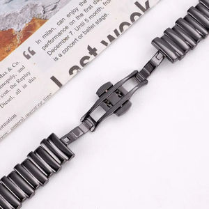 Correas de reloj metálicas de diseño de lujo Upro para Xiaomi Mi Band 8/9 Pro para mujer, correa irregular de metal de 12 mm para reloj inteligente. - Product Image 4