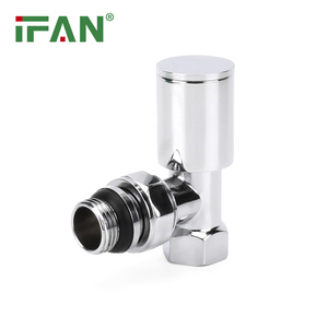 <span class=keywords><strong>Valvola</strong></span> Termostatica Cromata per Radiatore in Ottone IFAN, Fornitura Diretta, <span class=keywords><strong>Valvola</strong></span> Angolare per Sistema HVAC - Product Image 1