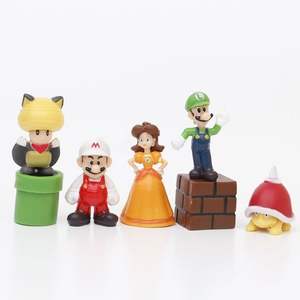 Vente chaude 18 pièces pour Super Mario Bros Yoshi dinosaure PVC figurines dessin animé jouet modèle décoration pour les Fans d'anime - Product Image 3
