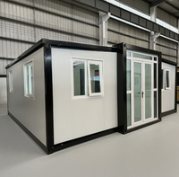 Maison conteneur pliable de 40 pieds, mobile, préfabriquée, pour habitation ou bureau, maison modulaire