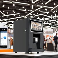 Jetinno JL24-IN5C Station-service pour machine à café instantané à écran tactile 14 ''avec poudre instantanée