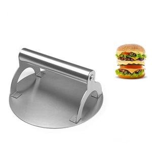Taşınabilir paslanmaz çelik Hamburger presi ev mutfak aracı ızgara için <span class=keywords><strong>burger</strong></span> sığır kanatlı et presleme için - Product Image 1
