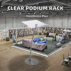 <span class=keywords><strong>Pupitre</strong></span> de conférence en acrylique en gros pour usine, <span class=keywords><strong>pupitre</strong></span> <span class=keywords><strong>d</strong></span>'église personnalisé, podium portable pour performance extérieure, idéal pour discours - Product Image 5