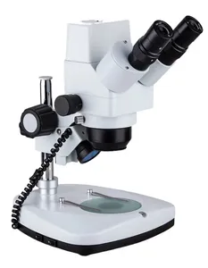 Microscopio da Laboratorio per Insegnamento e Manutenzione con Piastra di Lavoro Stereoscopica a Basso Spessore e Supporto Metallico - Product Image 1