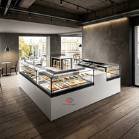 Bar à LED moderne de luxe, design commercial personnalisé, haute qualité, design moderne, comptoir de bar d'hôtel