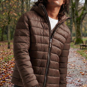 Invierno 2025 nuevo cálido de fábrica al por mayor chaqueta acolchada para hombre abrigo de burbujas personalizado ropa de invierno para hombre chaquetas acolchadas a prueba de viento - Product Image 3
