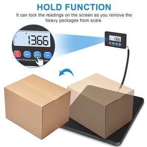 LCD 디스플레이 맞춤형 로고 디지털 전자 우편 저울 200kg/10g 용량 애완동물 소포 계량용 OEM ODM - Product Image 6