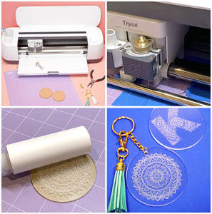 Pointe de <span class=keywords><strong>gravure</strong></span> pour machines de découpe Maker, outil de <span class=keywords><strong>gravure</strong></span> en acier au carbure de qualité supérieure pour métaux plats et souples, cuir, acrylique, plastique, etc. - Product Image 4