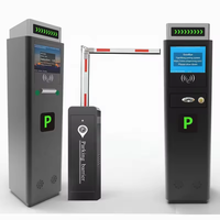 Fourniture d'équipement de stationnement de voiture intelligent système de contrôle d'accès de billet porte de barrière de flèche de trafic projet de système de stationnement de voiture automatique