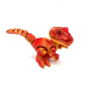 2026 Figurine de dinosaure Velociraptor imprimée en 3D, articulée et mobile, jouet animal, ornement décoratif, cadeau - Product Image 5
