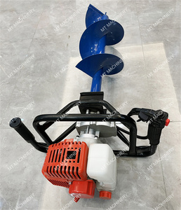 Moteur 2 temps 63cc refroidi par air, tarière thermique professionnelle à essence - Product Image 5