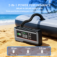Démarreur intelligent multifonction 12V et gonfleur de pneus avec batterie 26800mAh, courant de crête 6000A pour voitures et motos, PD65W