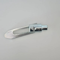 Goupille de positionnement fixe à ressort zinguée, goupille de verrouillage de porte de remorque de camion robuste pour véhicule utilitaire, remorque fermée