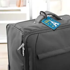 Étiquette à bagages en PVC avec logo en relief, gadgets personnalisés, modèle chinois 26701_MT1001 - Product Image 3