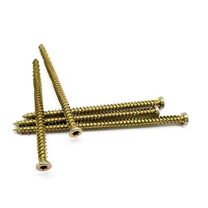 Vis à béton à tête Torx en acier au carbone zingué jaune, à filetage en V dentelé, pour ossature - Product Image 2