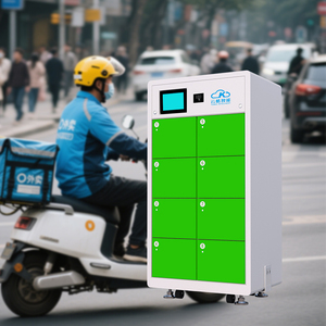 Estación de Intercambio de Baterías para Scooters de Exterior, Verde, 8 Ranuras, Mantenimiento Frontal, con Función PD, YK-HDG08WF-Q - Product Image 6