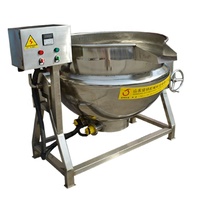Bouilloire ornée de vapeur en acier inoxydable, bouilloire inclinable, prix d'usine